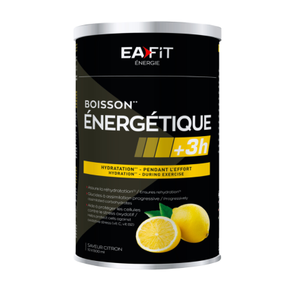 Ea Fit BOISSON ENERGETIQUE +3h Hydratation Pendant l'Effort Saveur Citron, 500g | Parashop.com