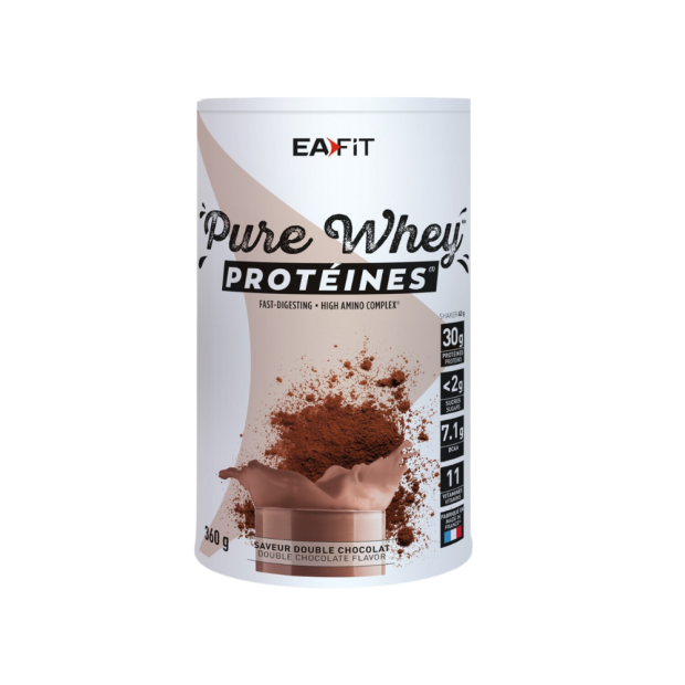 Ea Fit PURE WHEY Saveur Double Chocolat, 360g | Parashop.com