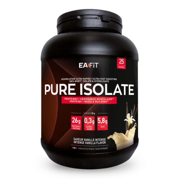 Ea Fit PURE ISOLATE Saveur Vanille, 750g | Parashop.com