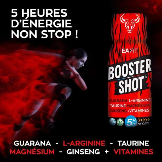 Ea Fit BOOSTER SHOT Energie 5h Saveur Mangue, 60ml | Parashop.com