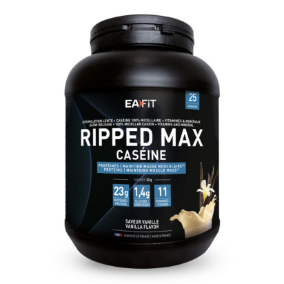 Ea Fit RIPPED MAX CASEINE Saveur Vanille, 750g | Parashop.com