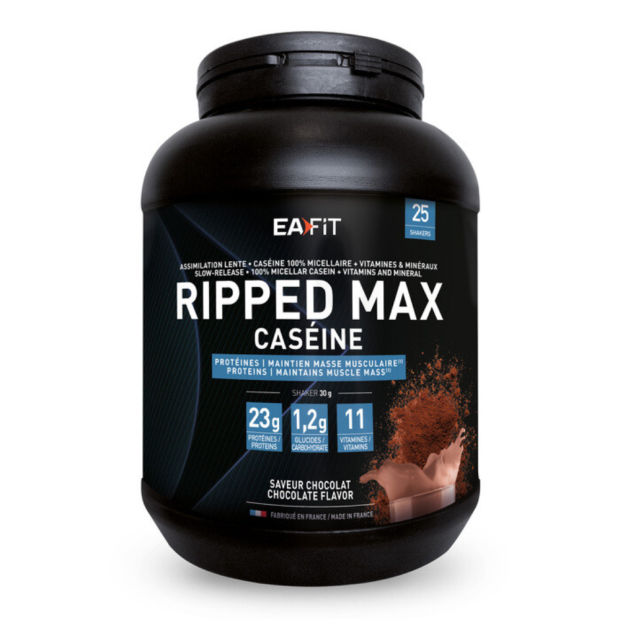 Ea Fit RIPPED MAX CASEINE Saveur Chocolat, 750g | Parashop.com