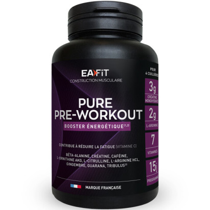 Ea Fit PURE PRE-WORKOUT Booster Energetique Saveur Fruits Rouges, 330g | Parashop.com