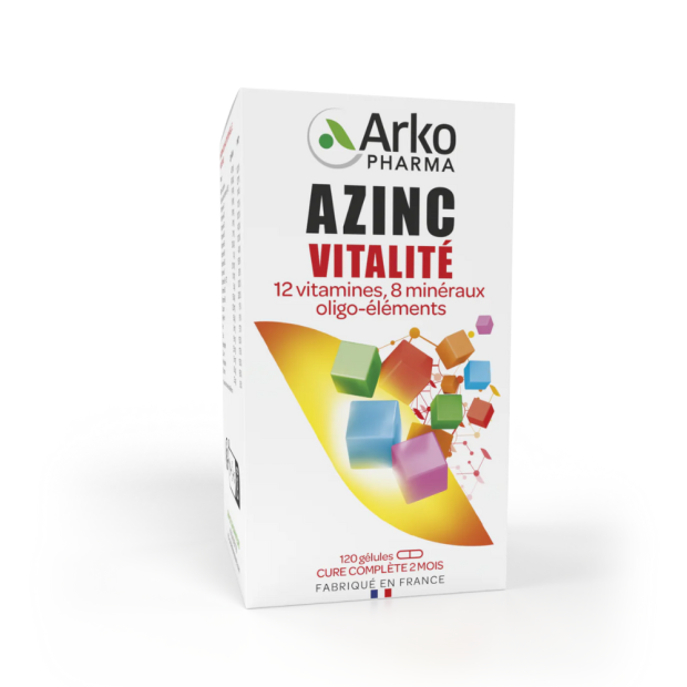 Arkopharma AZINC® Vitalité, boîte 120 gélules | Parashop.com