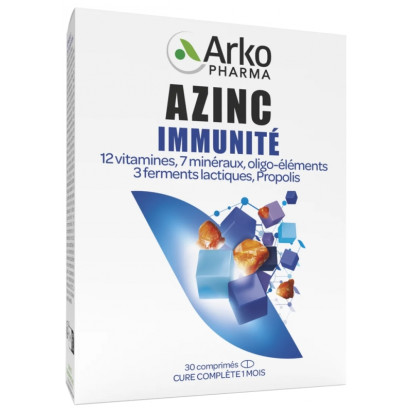 Arkopharma AZINC Immunité tricouche, 30 comprimés | Parashop.com