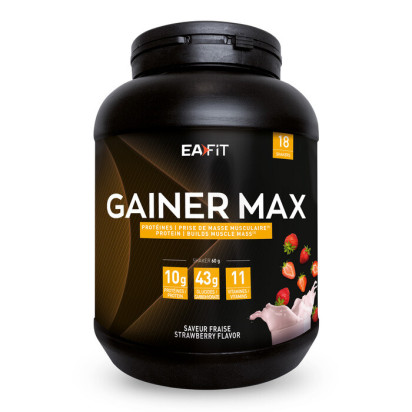 Ea Fit GAINER MAX Fraise, 1.1kg | Parashop.com