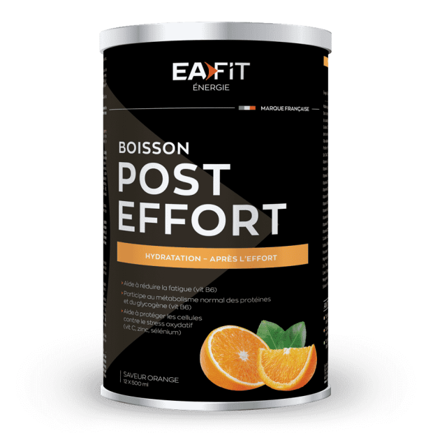 Ea Fit BOISSON POST EFFORT Hydratation Après l'Effort Saveur Orange, 457g | Parashop.com