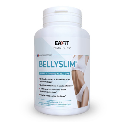 Ea Fit BELLYSLIM Double Action Interne/Externe, 120 gélules | Parashop.com