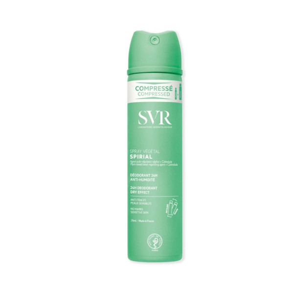 SVR SPIRIAL Déodorant végétal. Spray 75ml | Parashop.com