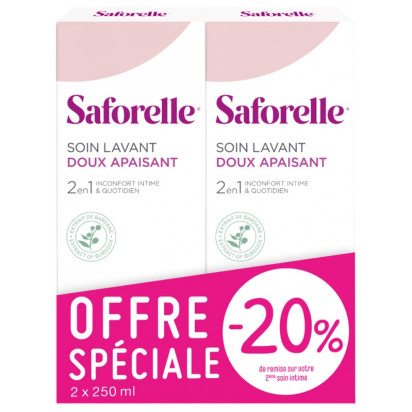 Saforelle Soin lavant doux, 2 x 250ml | Parashop.com