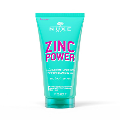 Nuxe ZINC POWER Gel Nettoyant Purifiant, 150ml | Parashop.com