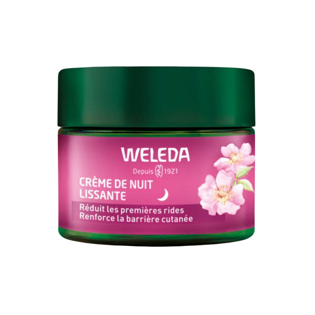 Weleda ROSE MUSQUÉE & THÉ BLANC Crème Nuit Lissante, 40ml | Parashop.com