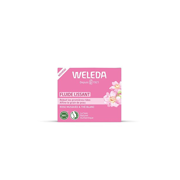 Weleda ROSE MUSQUÉE & THÉ BLANC Fluide Lissant, 40ml | Parashop.com