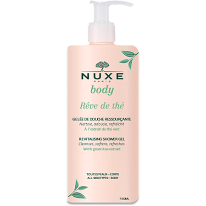 Nuxe RÊVE DE THÉ Gelée de Douche Ressourçante, 750ml | Parashop;com