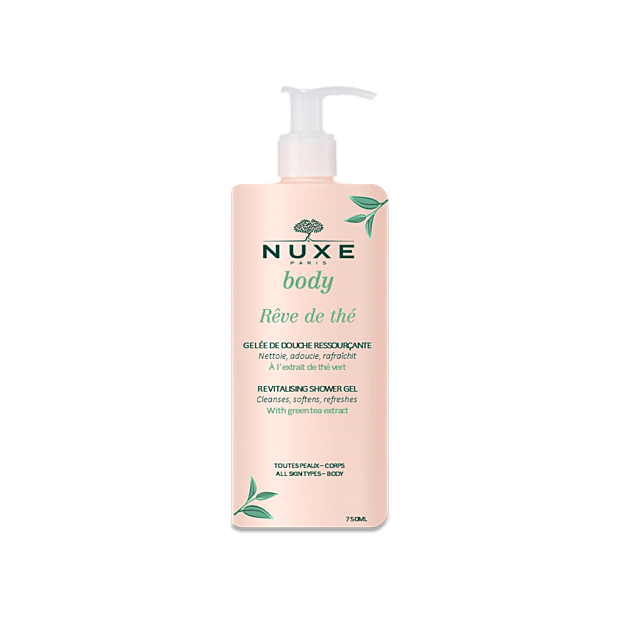 Nuxe RÊVE DE THÉ Gelée de Douche Ressourçante, 750ml | Parashop;com