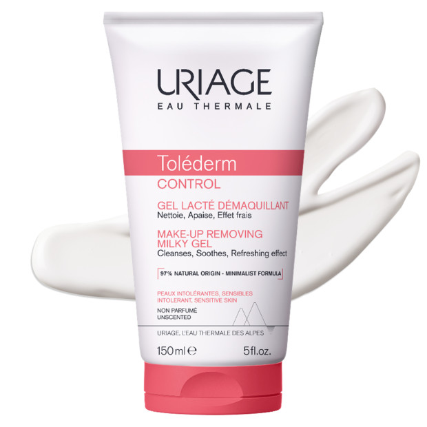 Uriage TOLEDERM CONTROL Gel Lacté Démaquillant, 150ml | Parashop.com