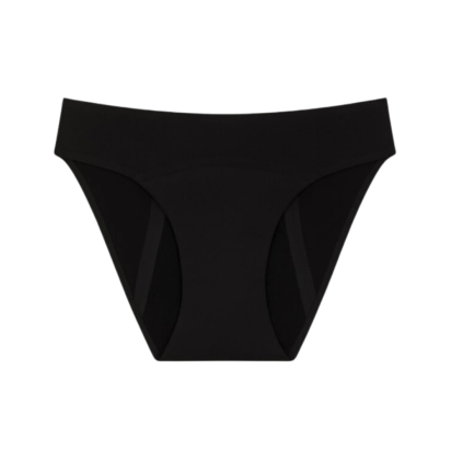 Culotte Menstruelle Sans Couture Flux Très Abondant Noir Xs