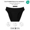 Culotte menstruelle sans couture flux abondant noir XXL