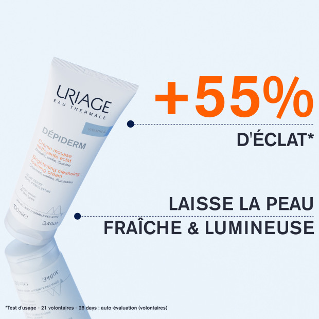 Uriage DEPIDERM Crème Mousse Nettoyante Éclat, 100ml | Parashop.com