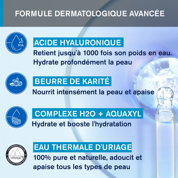 Uriage EAU THERMALE Crème d'Eau Riche, 40ml | Parashop.com