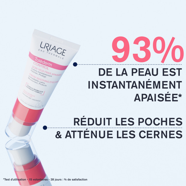 Uriage TOLÉDERM CONTROL Soin Yeux Frais Apaisant, 15ml | Parashop.com