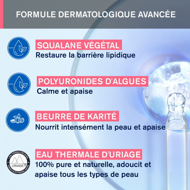 Uriage TOLÉDERM CONTROL Soin Apaisant Riche, 40ml | Parashop.com