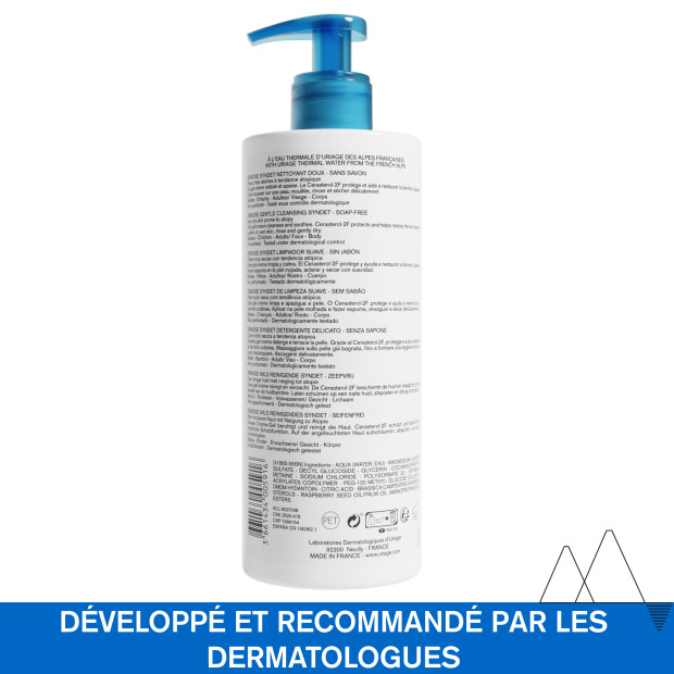 Uriage XÉMOSE Syndet Nettoyant Doux, 500ml | Parashop.com