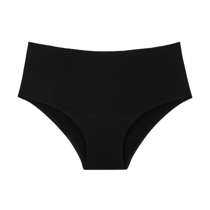 Smoon Shorty menstruel sans couture flux très abondant ado noir T14-16ans | Parashop.com