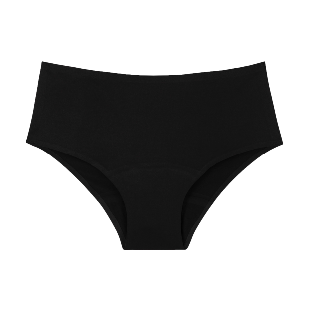 Smoon Shorty menstruel sans couture flux très abondant ado noir T14-16ans | Parashop.com