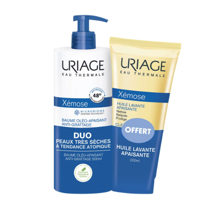 XÉMOSE Duo Baume Oléo-Apaisant 500ml + Huile Lavante Apaisante 200ml