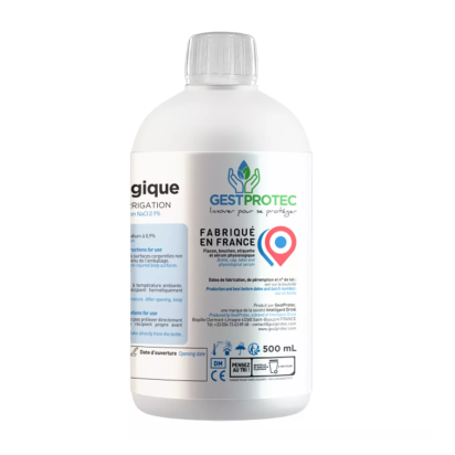 Sérum Physiologique Nacl 0.9% Pour Irrigation, 500ml