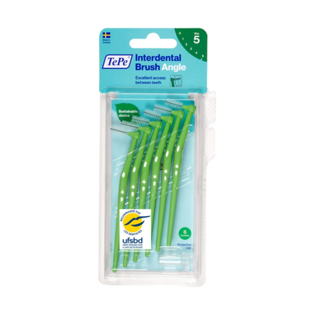 Brossettes Interdentaires Angle 0.8Mm - Taille 5 X6