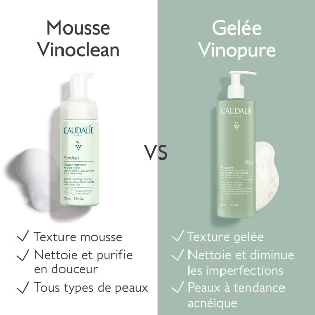 VINOPURE Gelée Nettoyante Purifiante Bio, 385ml