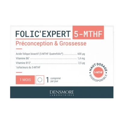 Folic'Expert 5-Mthf Préconception & Grossesse, 30 Comprimés