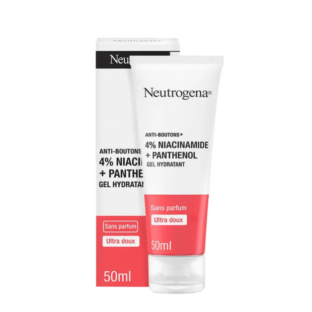 ANTI BOUTONS+ Gel Hydratant 4% Niacinamide + Panthenol, 50ml