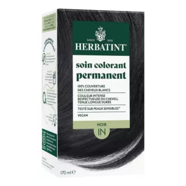 Soin Colorant Permanent - Coloration : 1N Noir, 170ml