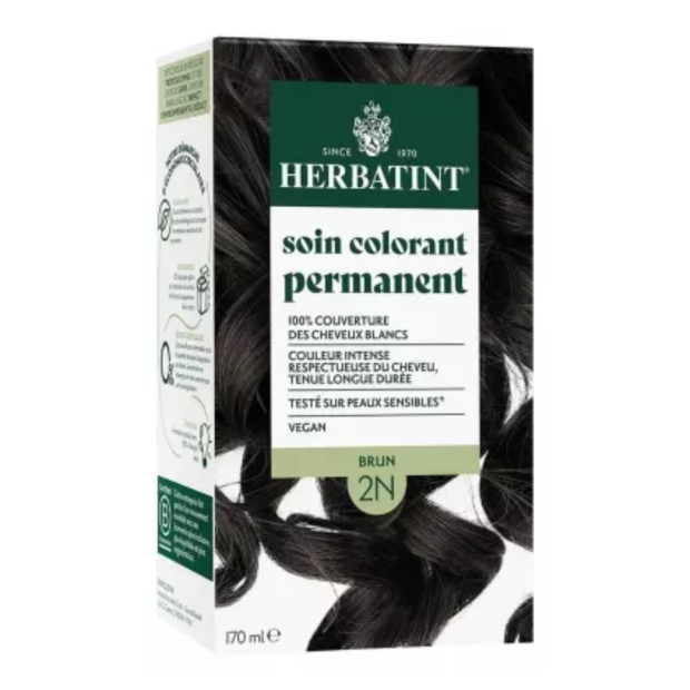 Soin Colorant Permanent - Coloration : 2N Brun, 170ml