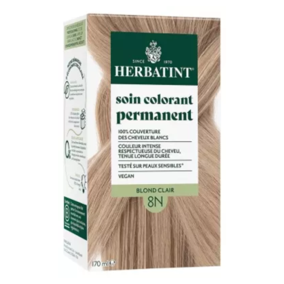 Soin Colorant Permanent - Coloration : 8N Blond Clair, 170ml