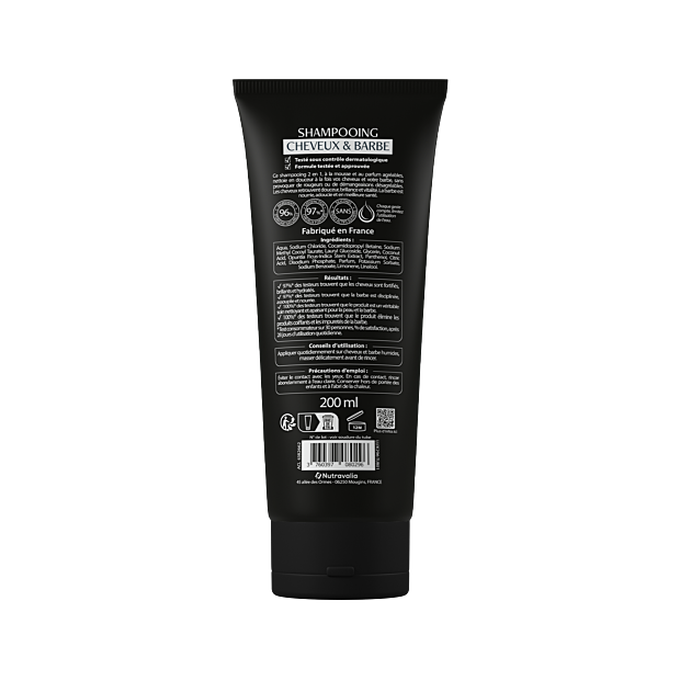 Luxéol Shampoing Cheveux & Barbe, 200ml | Parashop.com