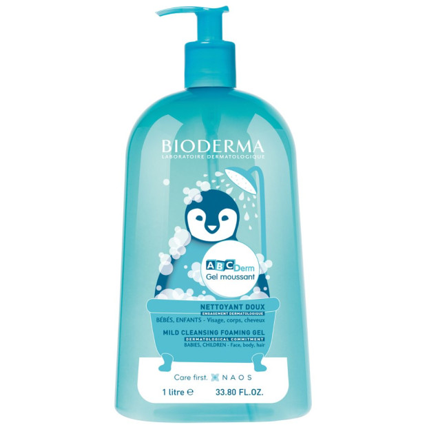 Bioderma ABCDERM Moussant nettoyant doux, 1L | Parashop.com