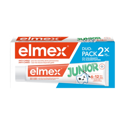 Dentifrice Anti-Caries Junior 6-12 ans, 2x75ml