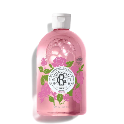 Gel Douche Bienfaisant Rose, 500ml