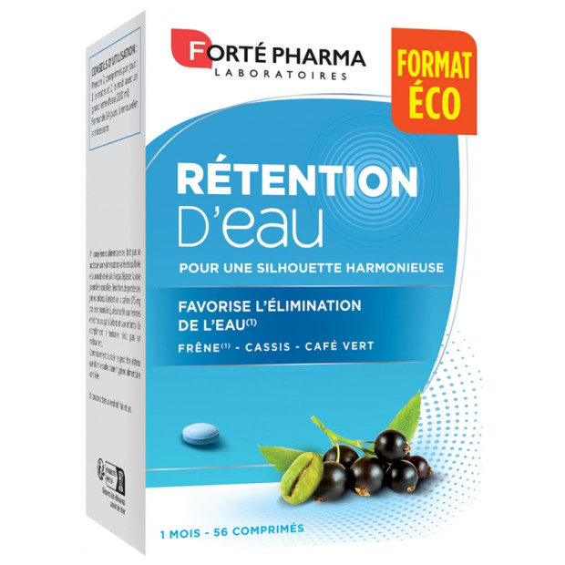 Forte Pharma RÉTENTION D'EAU Silhouette harmonieuse, 56 comprimés | Parashop.com