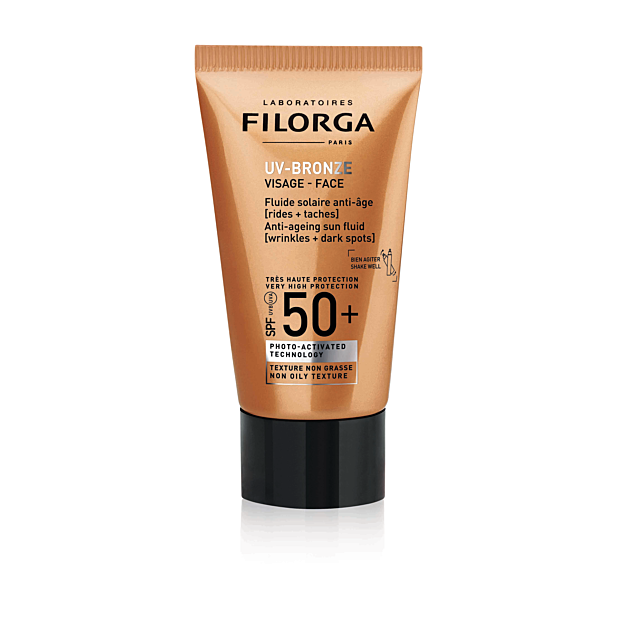 Filorga UV-BRONZE Visage Fluide Solaire Anti-Âge SPF50+, 40ml | Parashop.com