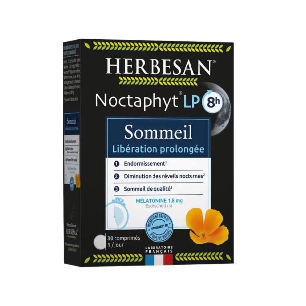 NOCTAPHYT LP 8H Sommeil Libération Prolongée, 30 comprimés