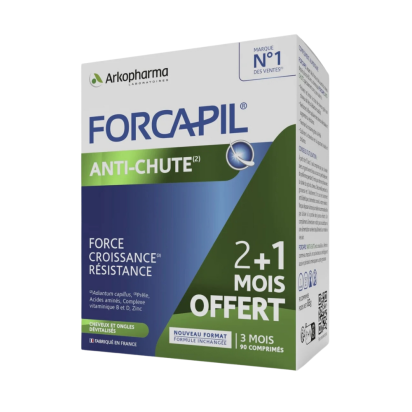 FORCAPIL® ANTI-CHUTE pousse croissance résistance, 2 mois + 1 offert