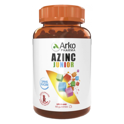 Azinc Junior Complément Enfant Dès 3 Ans, 60 Gummies