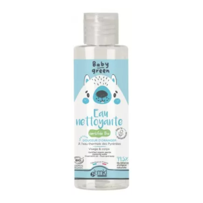 Baby Green Eau Nettoyante Bio, 100 ml