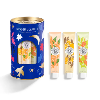 Coffret 3 Crèmes Mains Bienfaisantes Néroli + Bois D'Orange + Osmanthus , 3x30ml