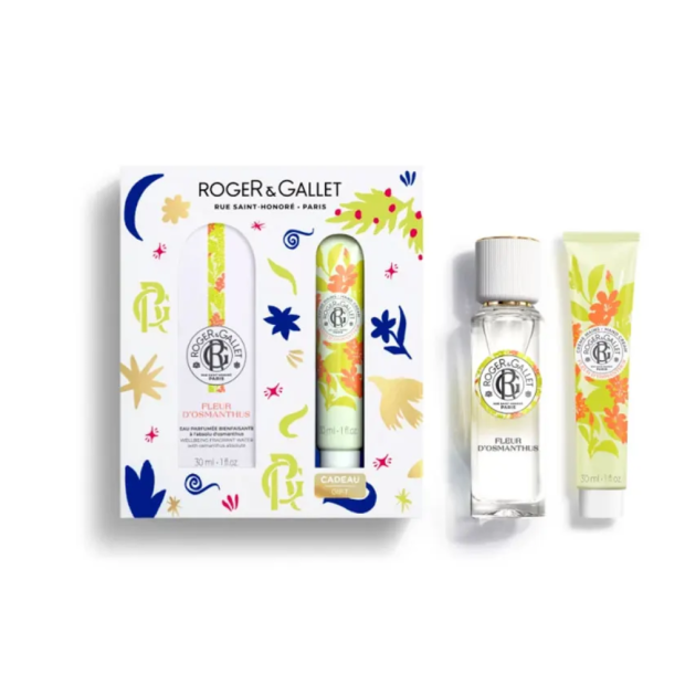 FLEUR D'OSMANTHUS Coffret Eau Parfumée Bienfaisante 30ml et sa crème mains 30ml